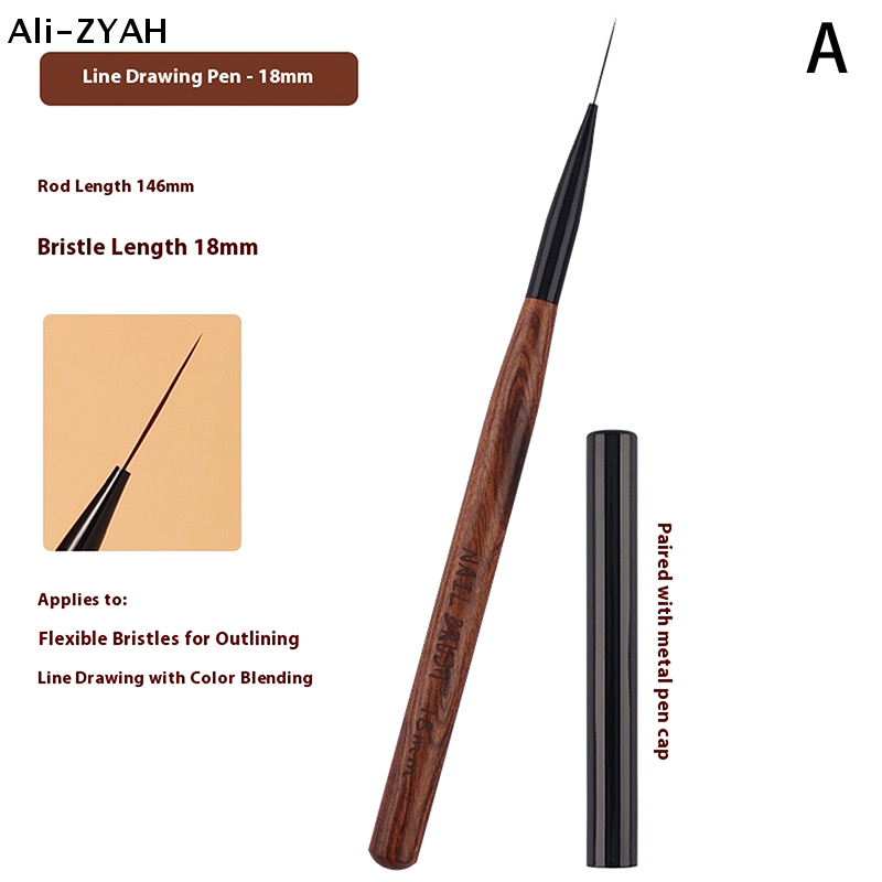 Nail Art Brush Set - 【ZYH】1/3-teiliges Nail-Art-Pinsel-Set – Linien- und Gittermuster-Zeichenstift