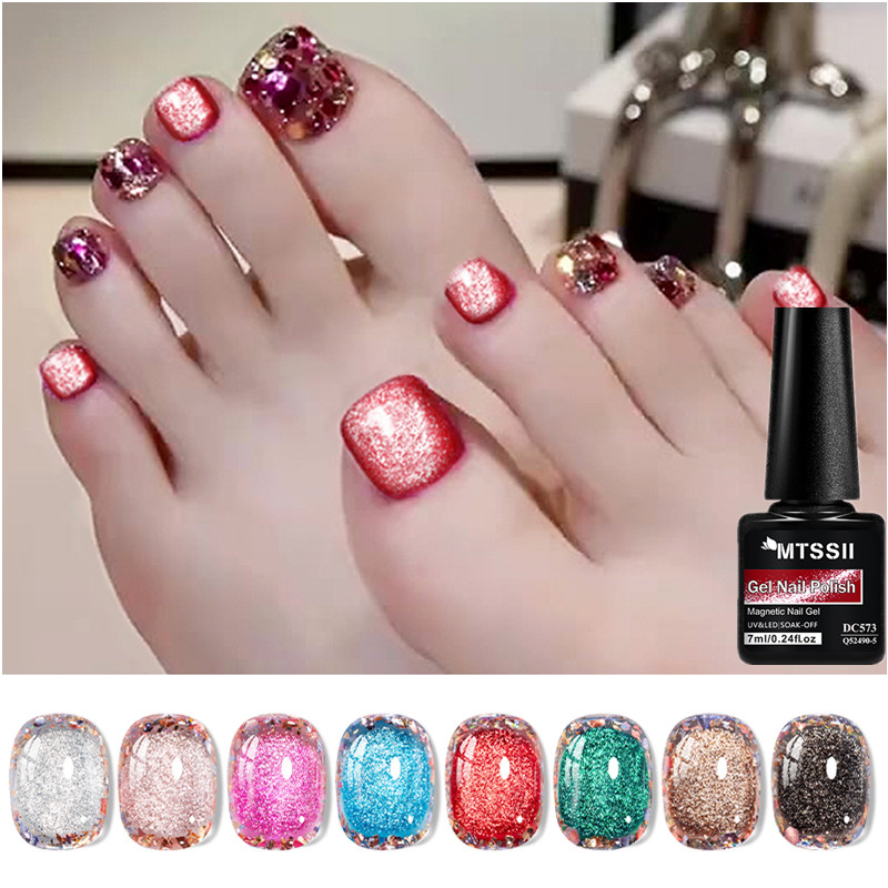 Nail Art Xmas - Super Shiny Cat Magnetischer Gel-Nagellack, roter
