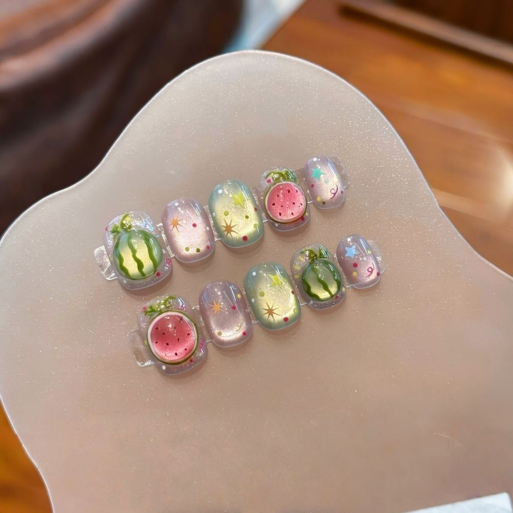 Handgefertigte, kurze, aufkleb – Nail Art Extension Cat Eye Bewertung und Preis