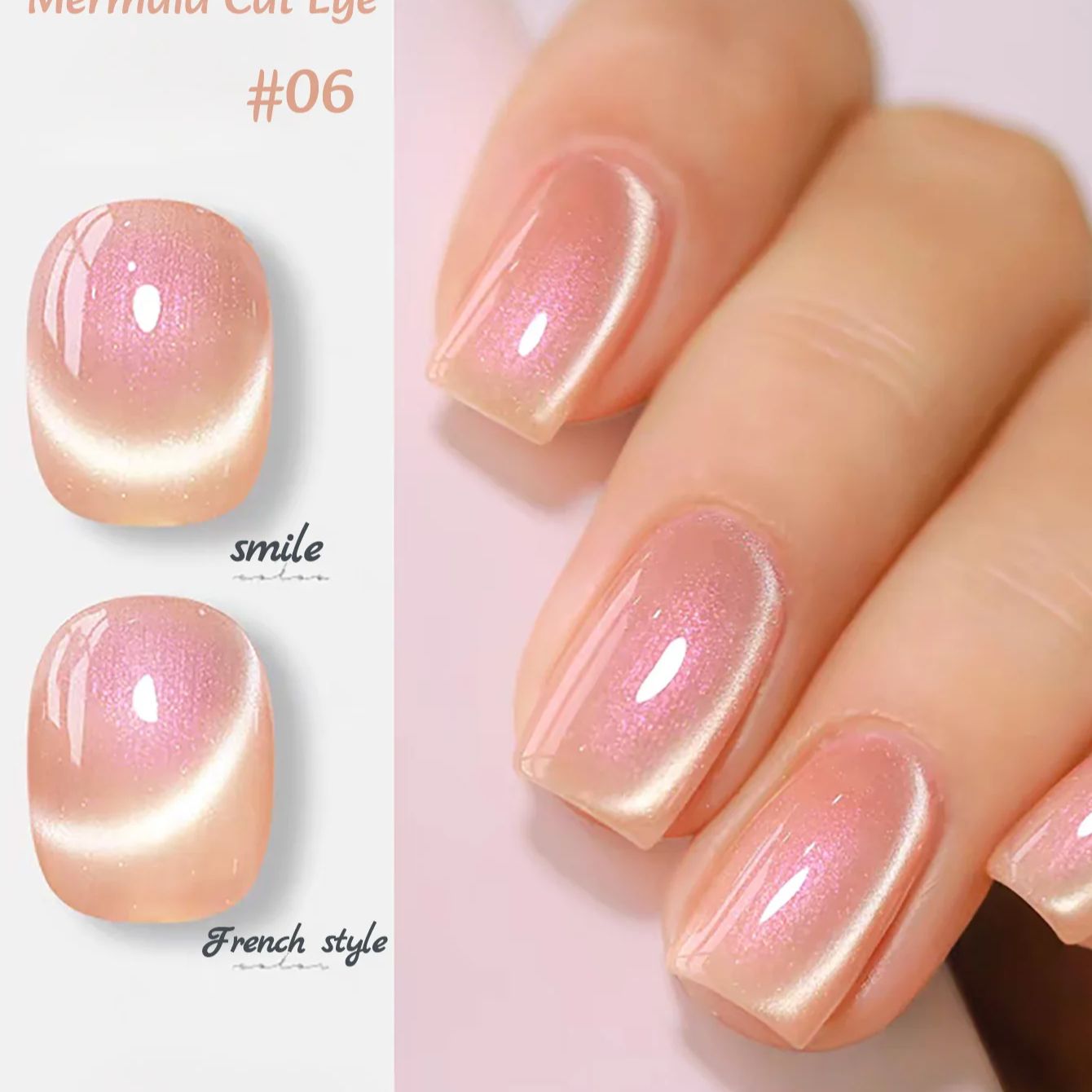 1 Stück ZH Summer Charming Mer – Nail Art Pink Cat Eye Bewertung und Preis