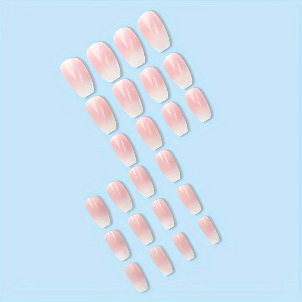 Ein Set mit 24 glänzenden, kur – Nail Art Pink Bewertung und Preis