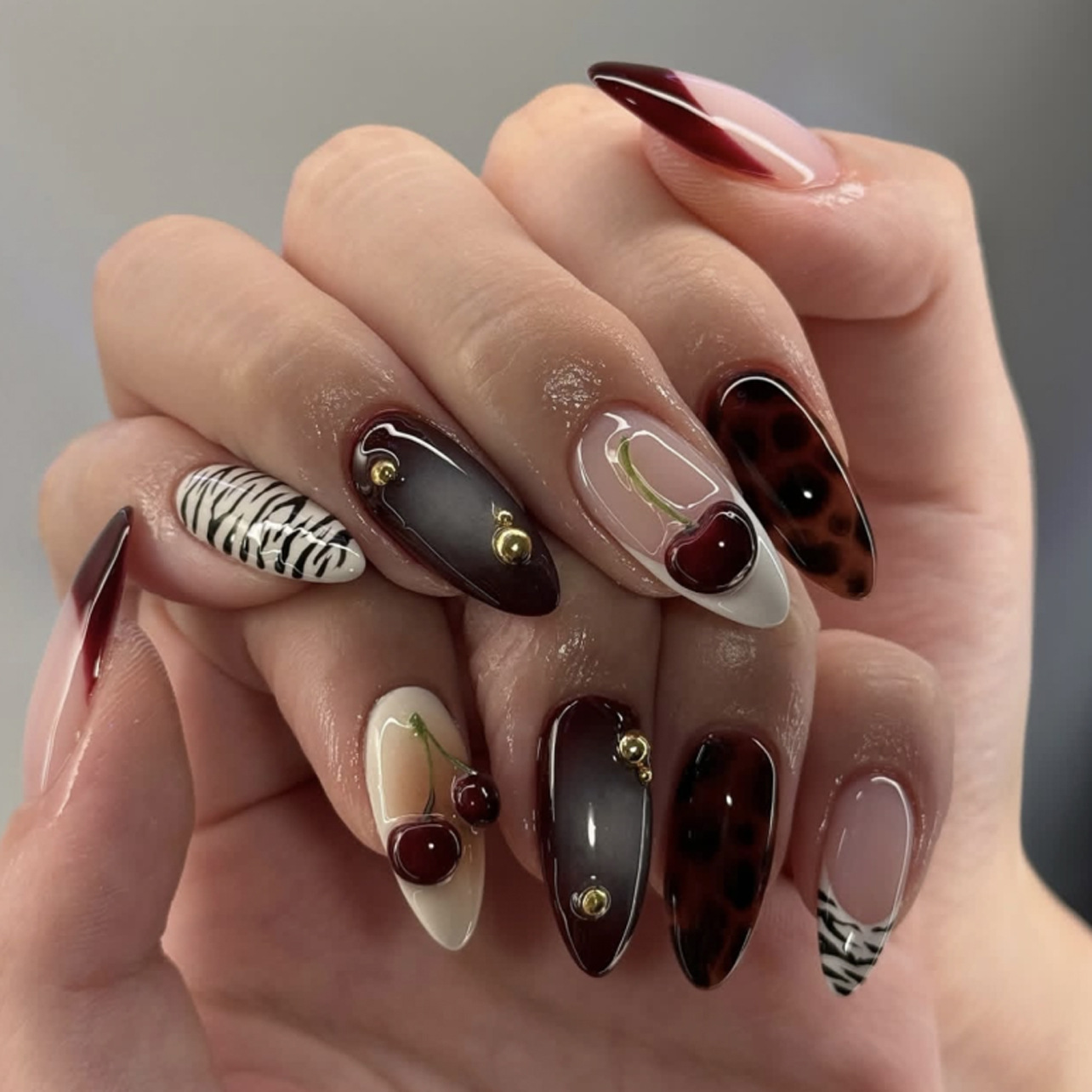 24 Stück Burgunder Nude Braun  – Nail Art Burgundy Bewertung und Preis