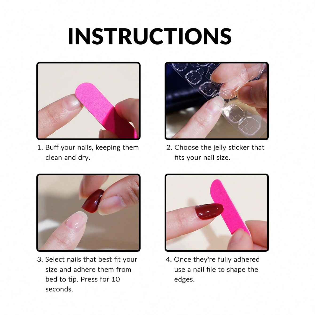Mittellange Mandel-Press-On-Nä – Nail Art Pink Cat Eye Bewertung und Preis
