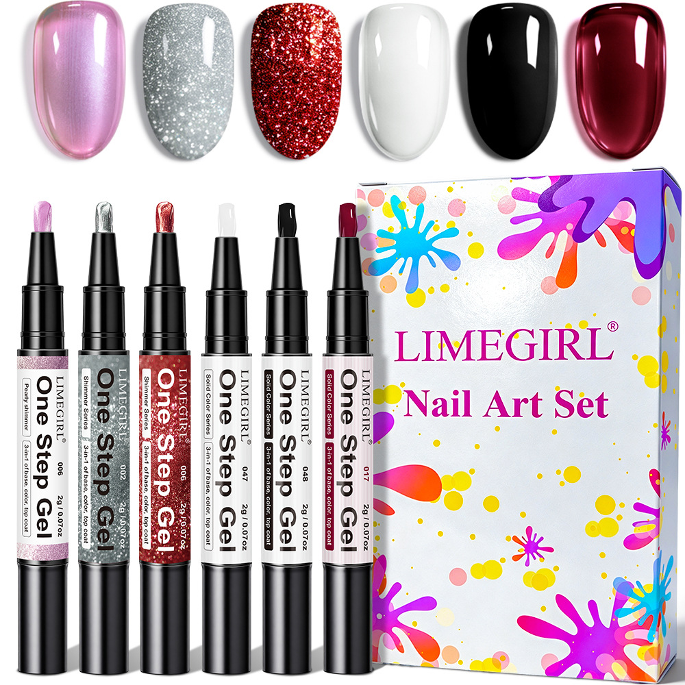 6-teiliges Nail-Art-Set, Gel-N – Nail Art Burgundy Bewertung und Preis