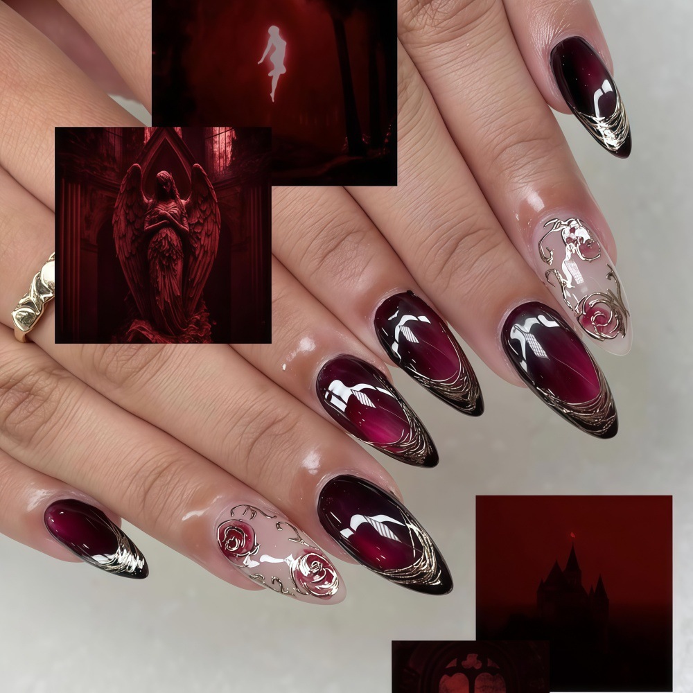 3D-Kunstnägel für Frauen und M – Nail Art Flower Bewertung und Preis