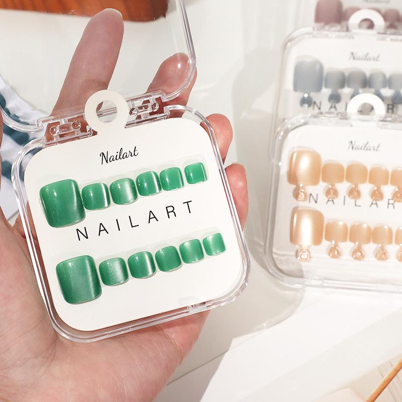 1 Box Französische Kunstnägel, – Nail Art Extension Cat Eye Bewertung und Preis
