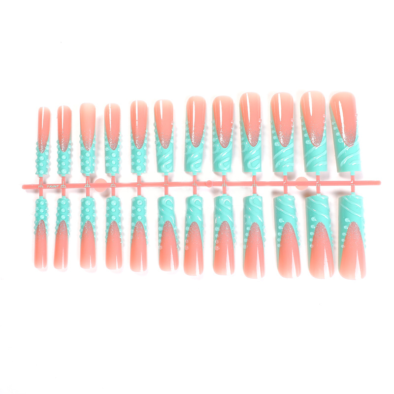 24 stücke 3D Wasser Tropfen Ge – Nail Art Pink Bewertung und Preis