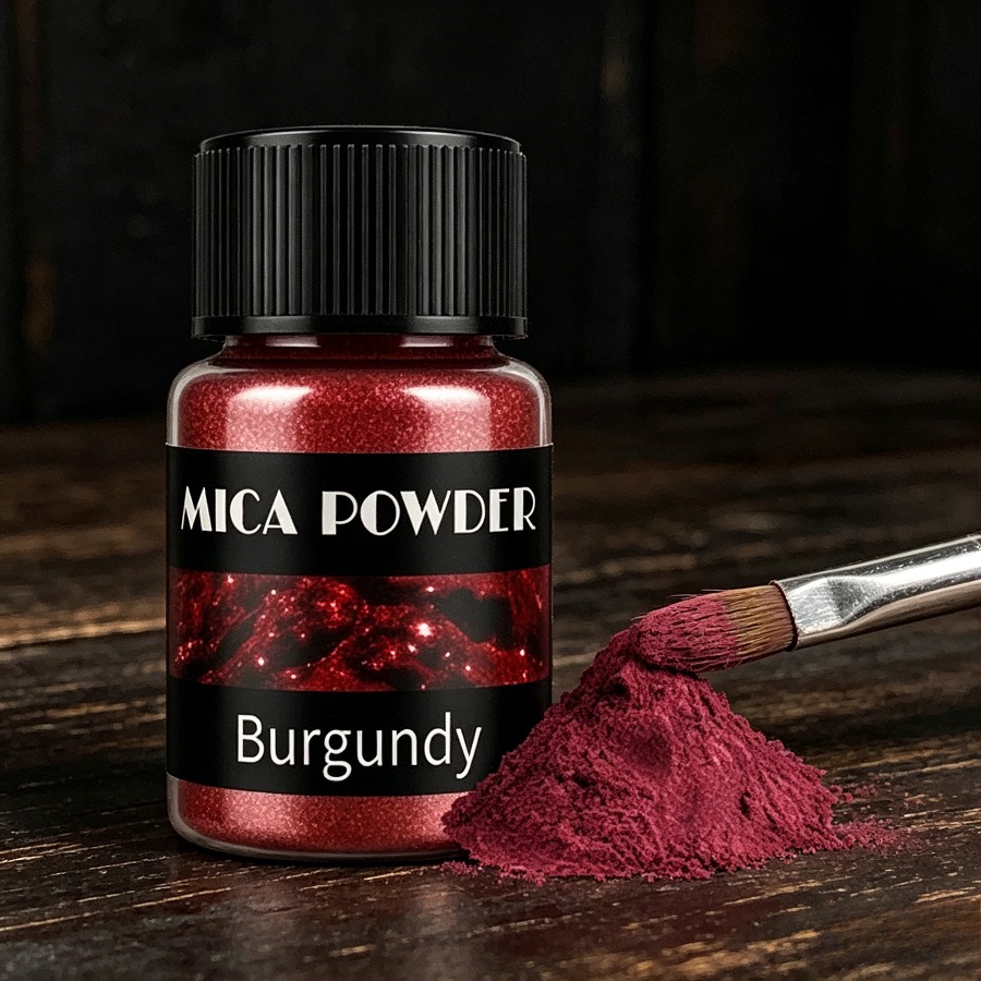 Burgunder Mica-Pulver für Schm – Nail Art Burgundy Bewertung und Preis