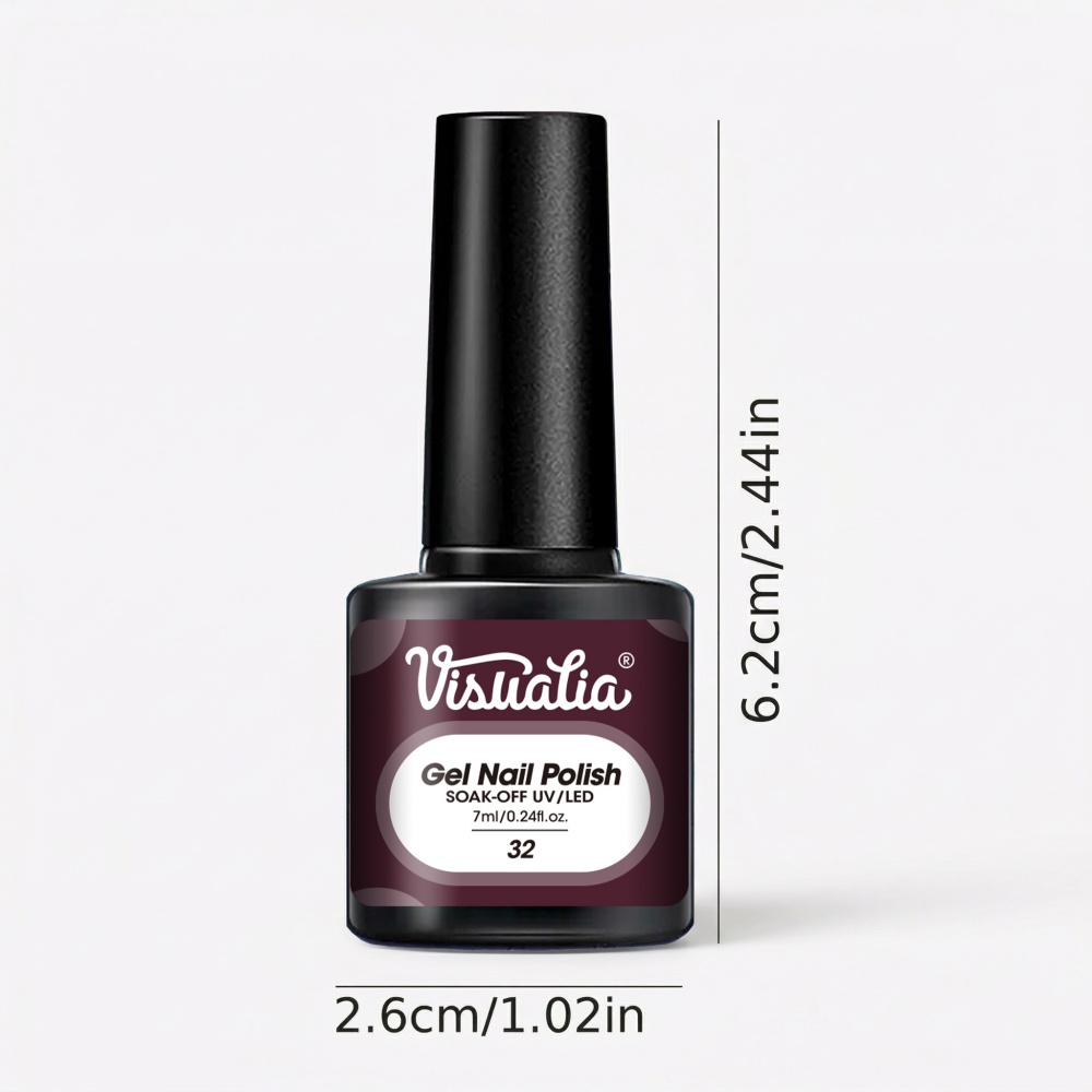 Visuatia 7ml Burgunderrot Nage – Nail Art Burgundy Bewertung und Preis