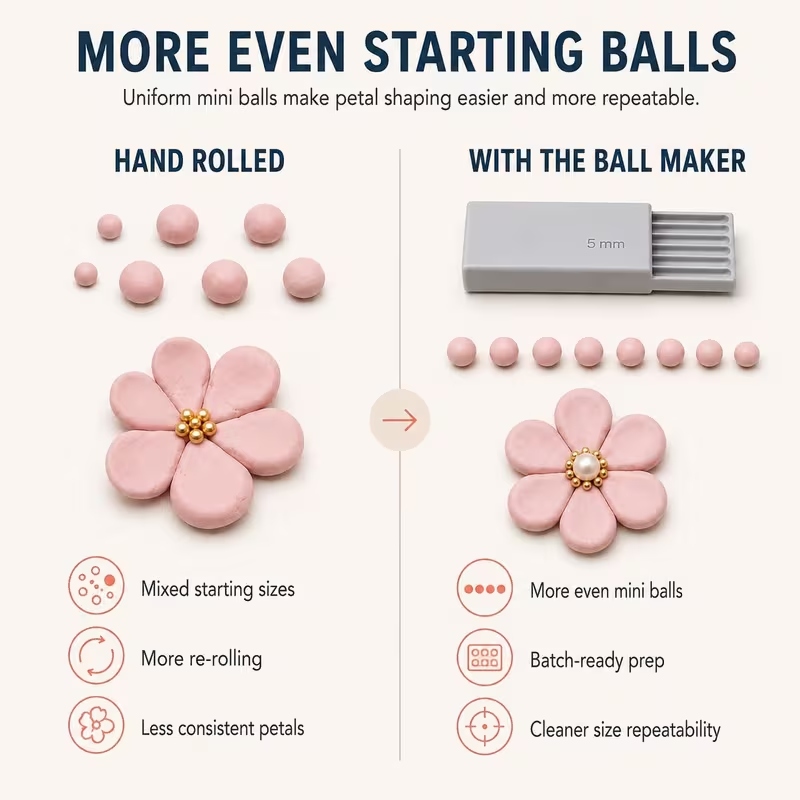 3D-Druck Ton-Gel-Ball-Maker-We – Nail Art Flower Bewertung und Preis