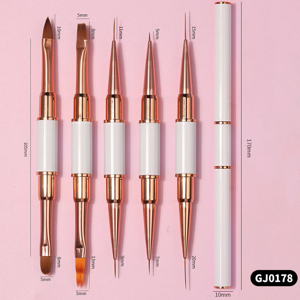 Doppelseitiges Acryl-Nagelkuns – Nail Art Brush Set Bewertung und Preis