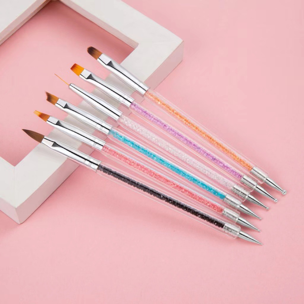 Doppelseitiges Acryl-Nagelkuns – Nail Art Brush Set Bewertung und Preis
