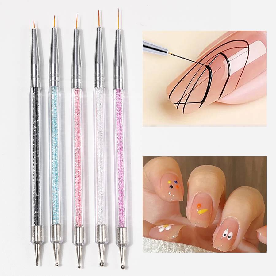 Doppelseitiges Acryl-Nagelkuns – Nail Art Brush Set Bewertung und Preis