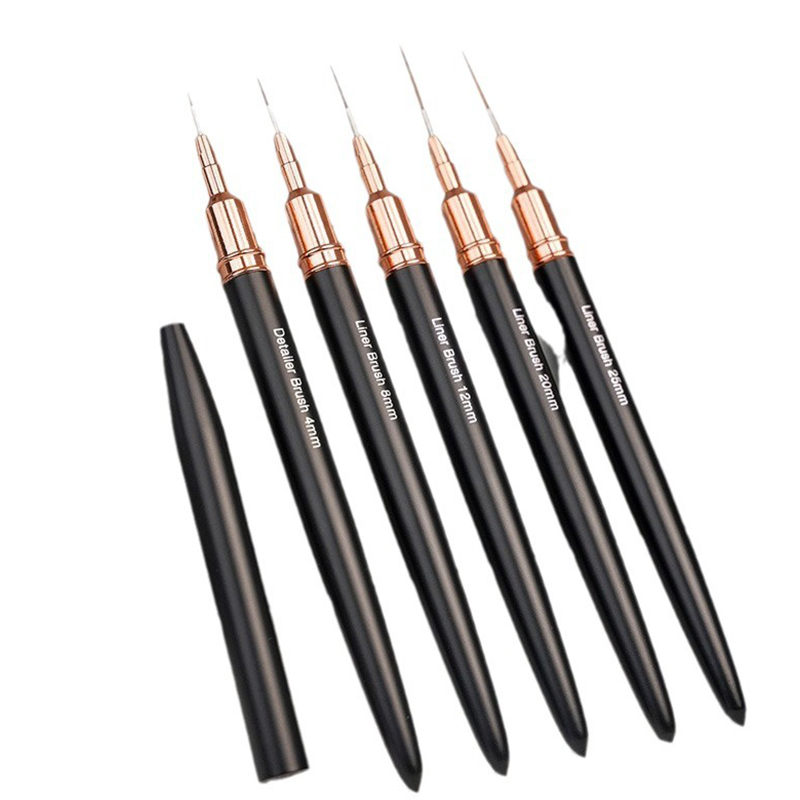 【K】5 Stück/Set Nail Art Liner  – Nail Art Brush Set Bewertung und Preis