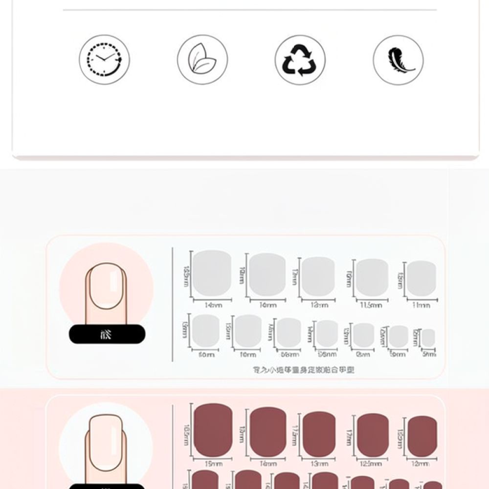 Wiederverwendbare, handgeferti – Nail Art Extension Cat Eye Bewertung und Preis