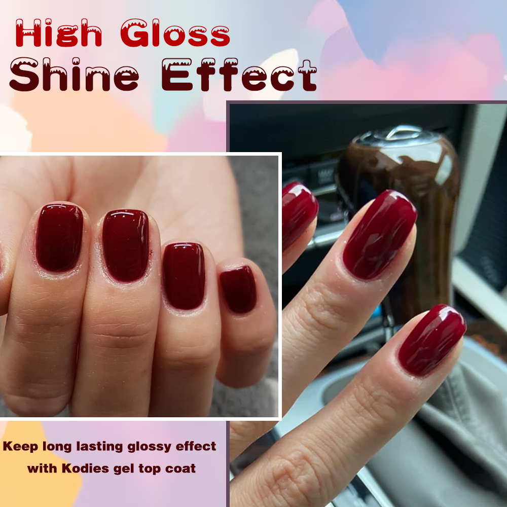 KODIES GEL Burgunderroter Gel- – Nail Art Burgundy Bewertung und Preis