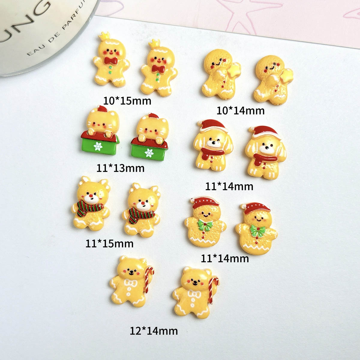 20PCS Kawaii Weihnachten Lebku – Nail Art Xmas Bewertung und Preis