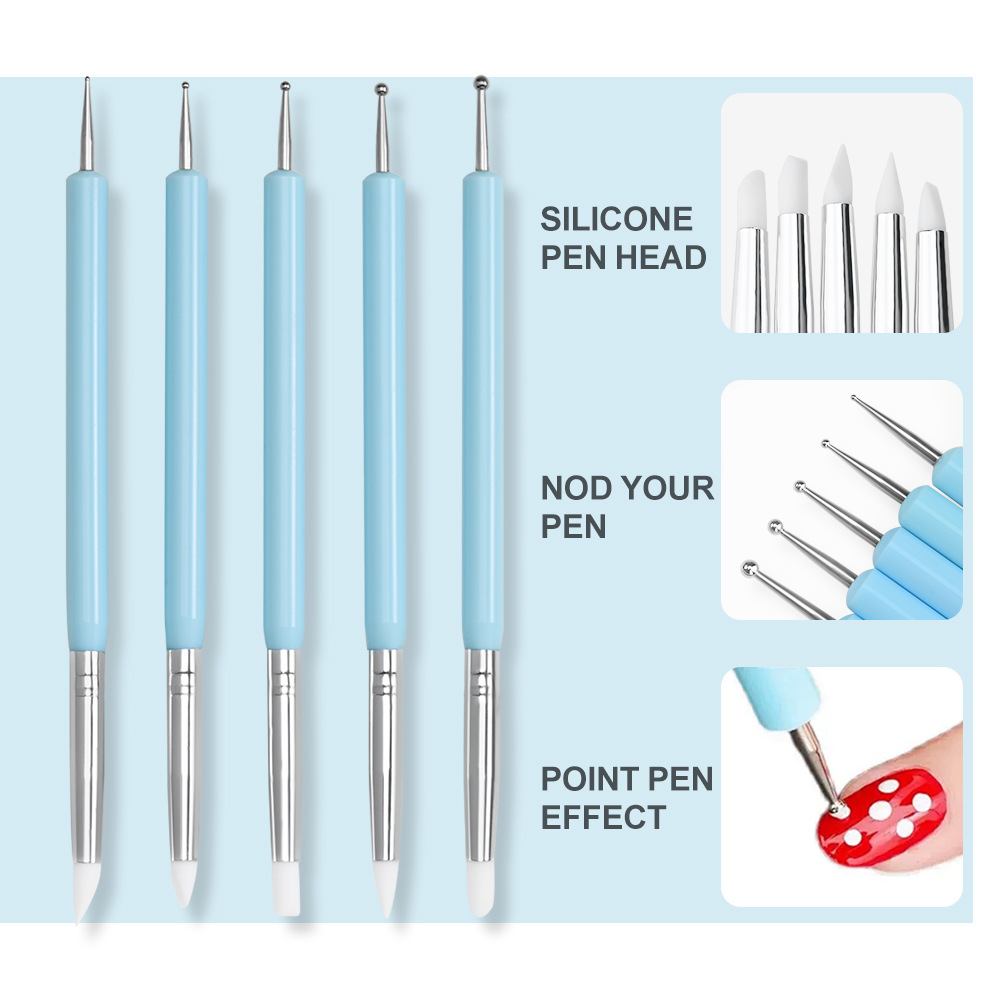 1/3/5/6-teiliges Set Nagelkuns – Nail Art Brush Set Bewertung und Preis